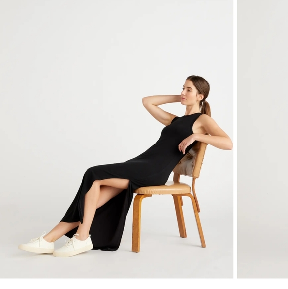 New Quince Tensel Jersey Tank Maxi Dress - Picture 3 of 8